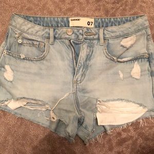 GARAGE jean shorts